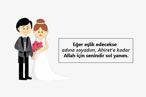 islami evlilik sözleri